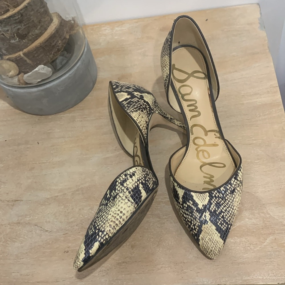 Sam Edelman Snakeskin Pumps/ Heels 👠